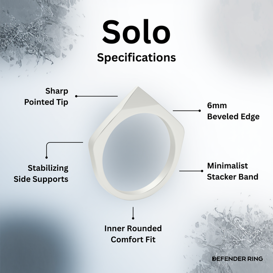 Solo Defender Ring | Self Defense Ring Jewelry