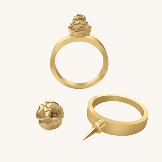最高の品質 Rose X/Z Defender Ring | Self Defense Ring Jewelry アクセサリー