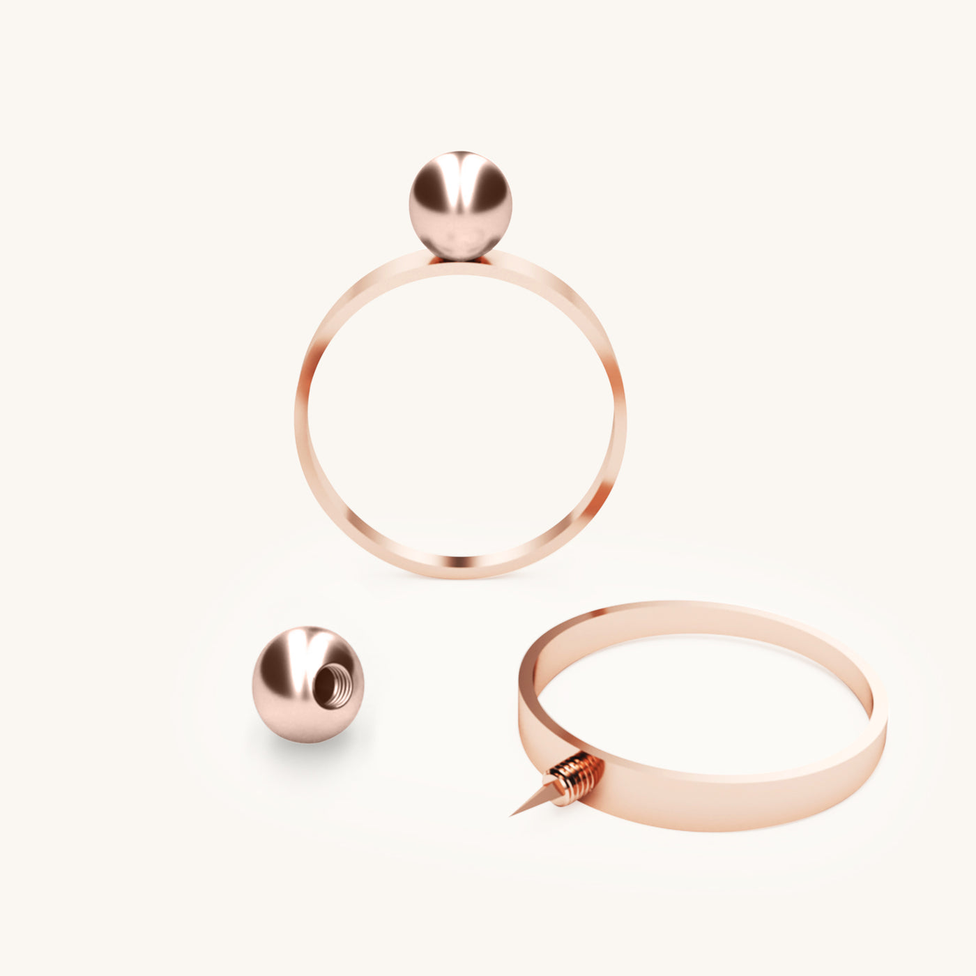 Sphere, Rose Gold