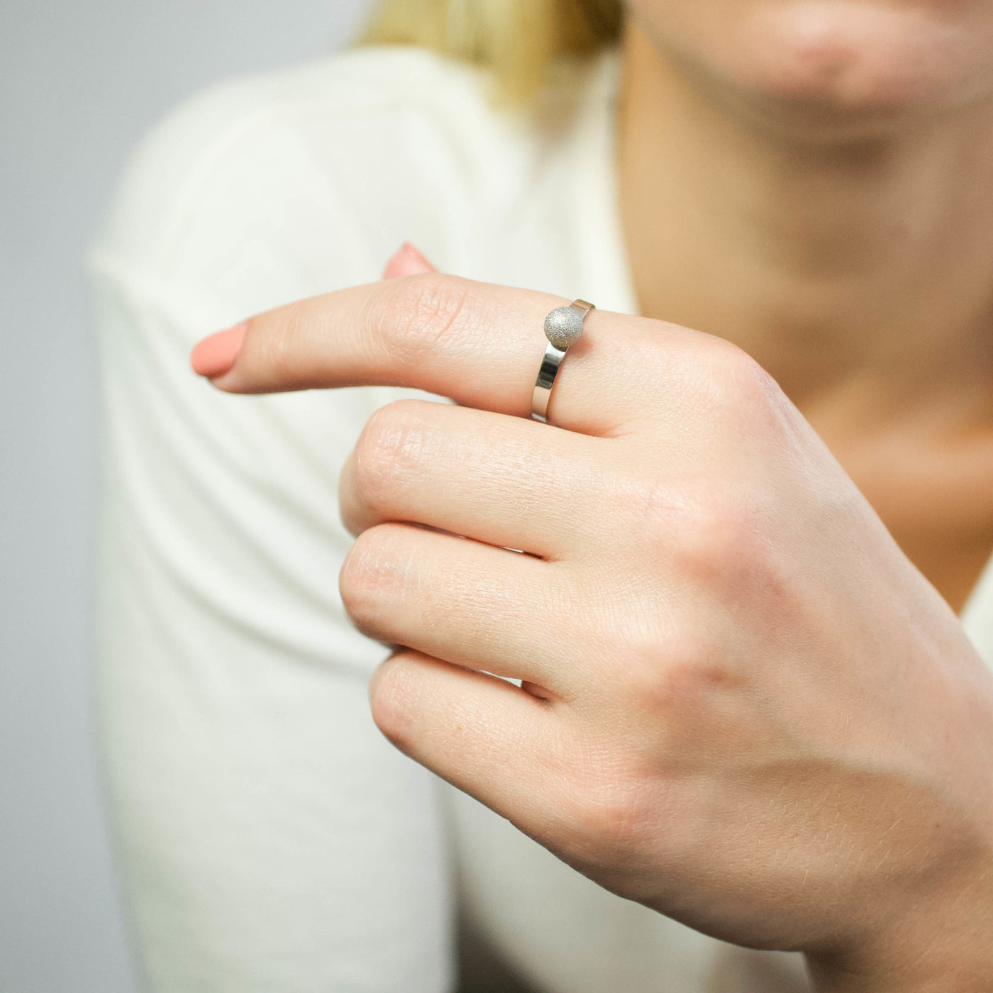 Self Defense Ring on Woman's Hand | Defender Ring